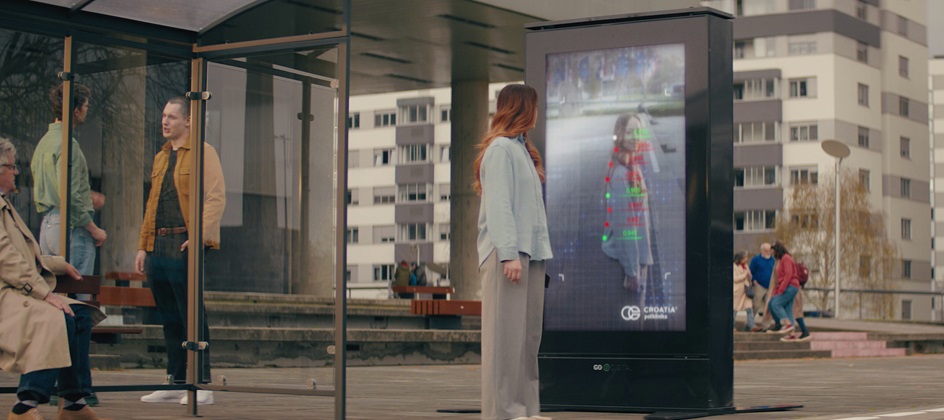 Croatia unveils AI billboard to combat silent spine epidemic